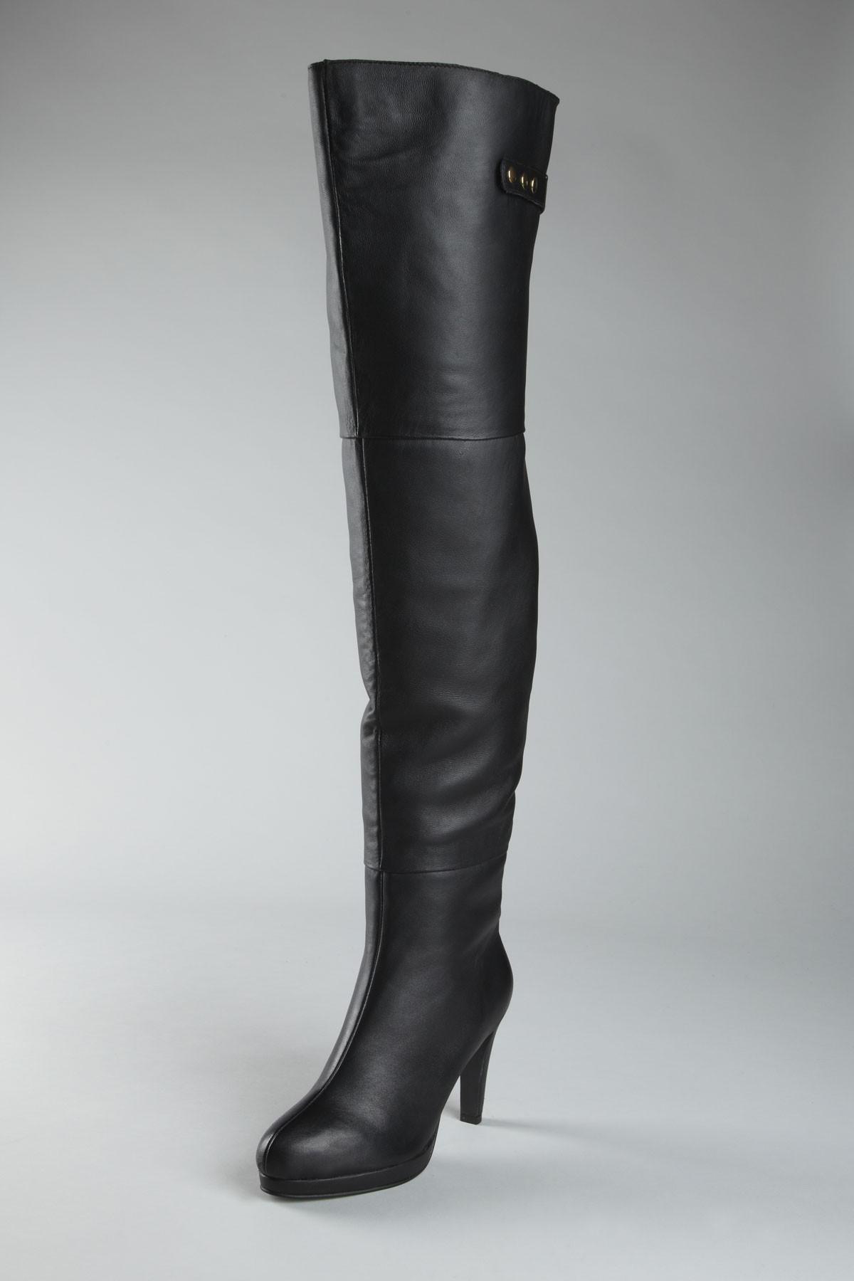 kelsi dagger over the knee leather boots