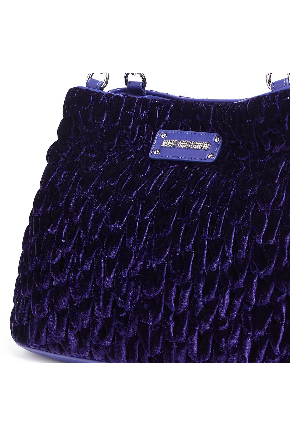 love moschino velvet bag