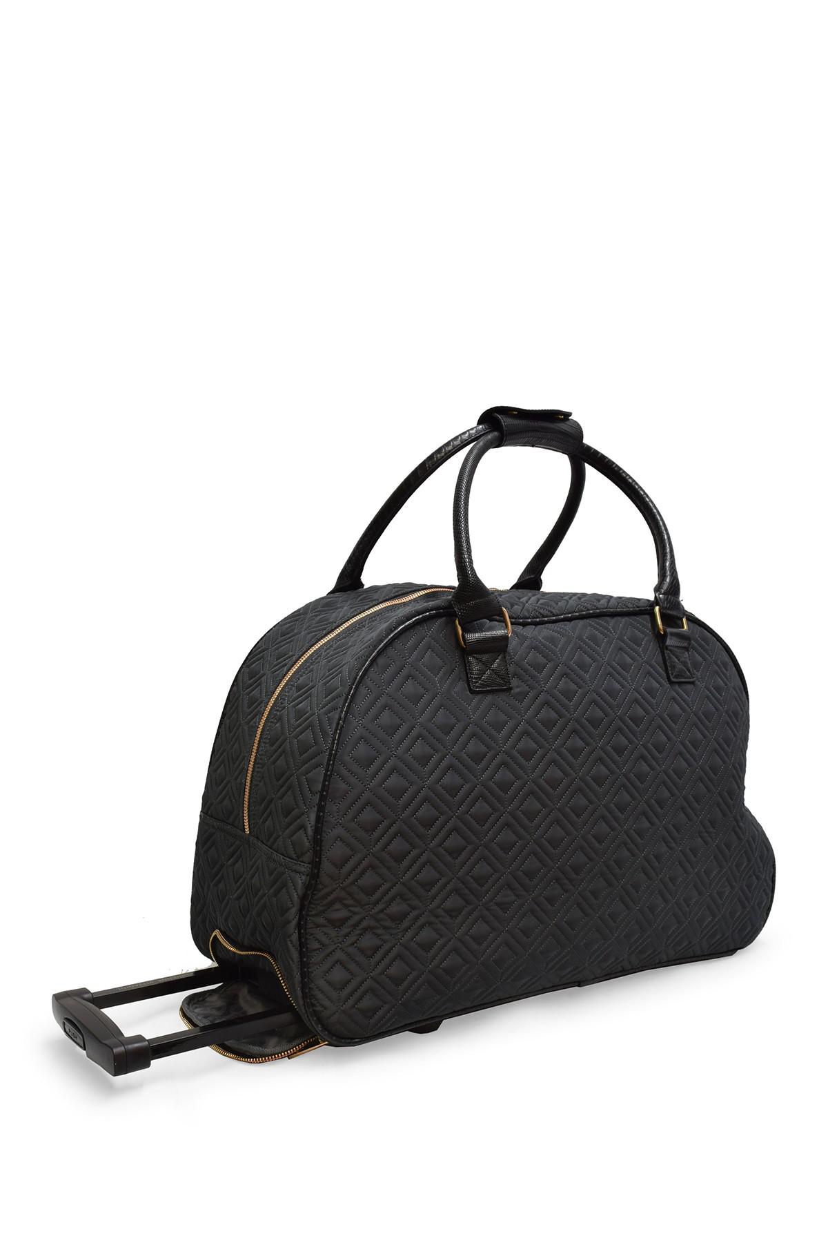 adrienne vittadini rolling duffel