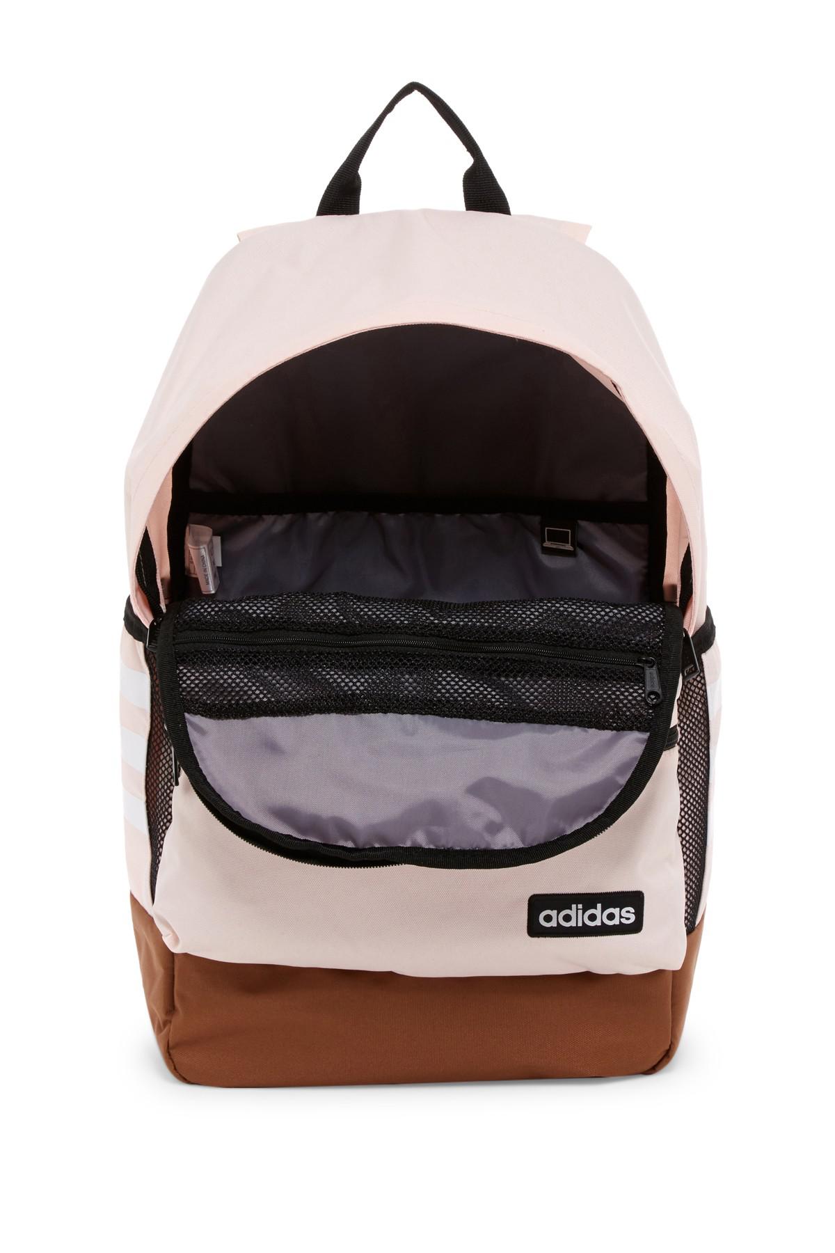 adidas Classic 3s Backpack in lt Pink (Pink) Lyst