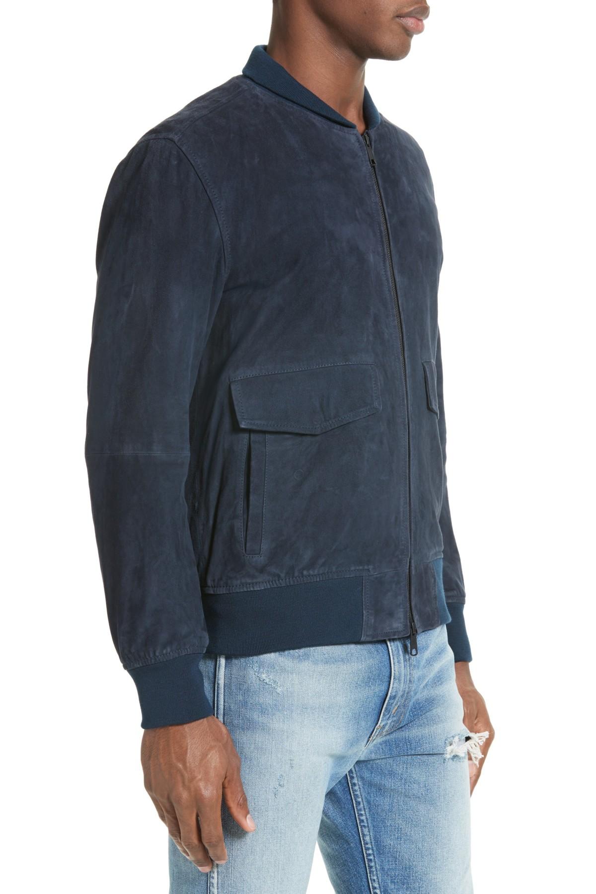 levis suede bomber jacket