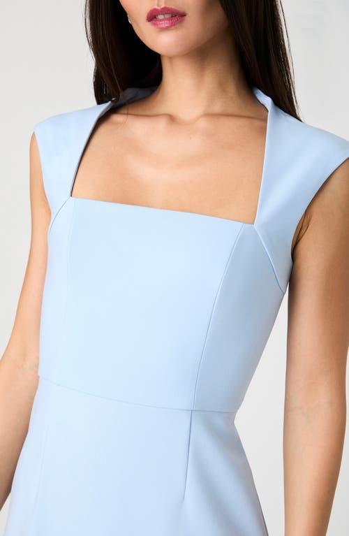 chinese dress ladies French Connection Women's Whisper Ruth Sweetheart-Neck Dress Mosaic Blue 0  at Amazon Women's Clothing store