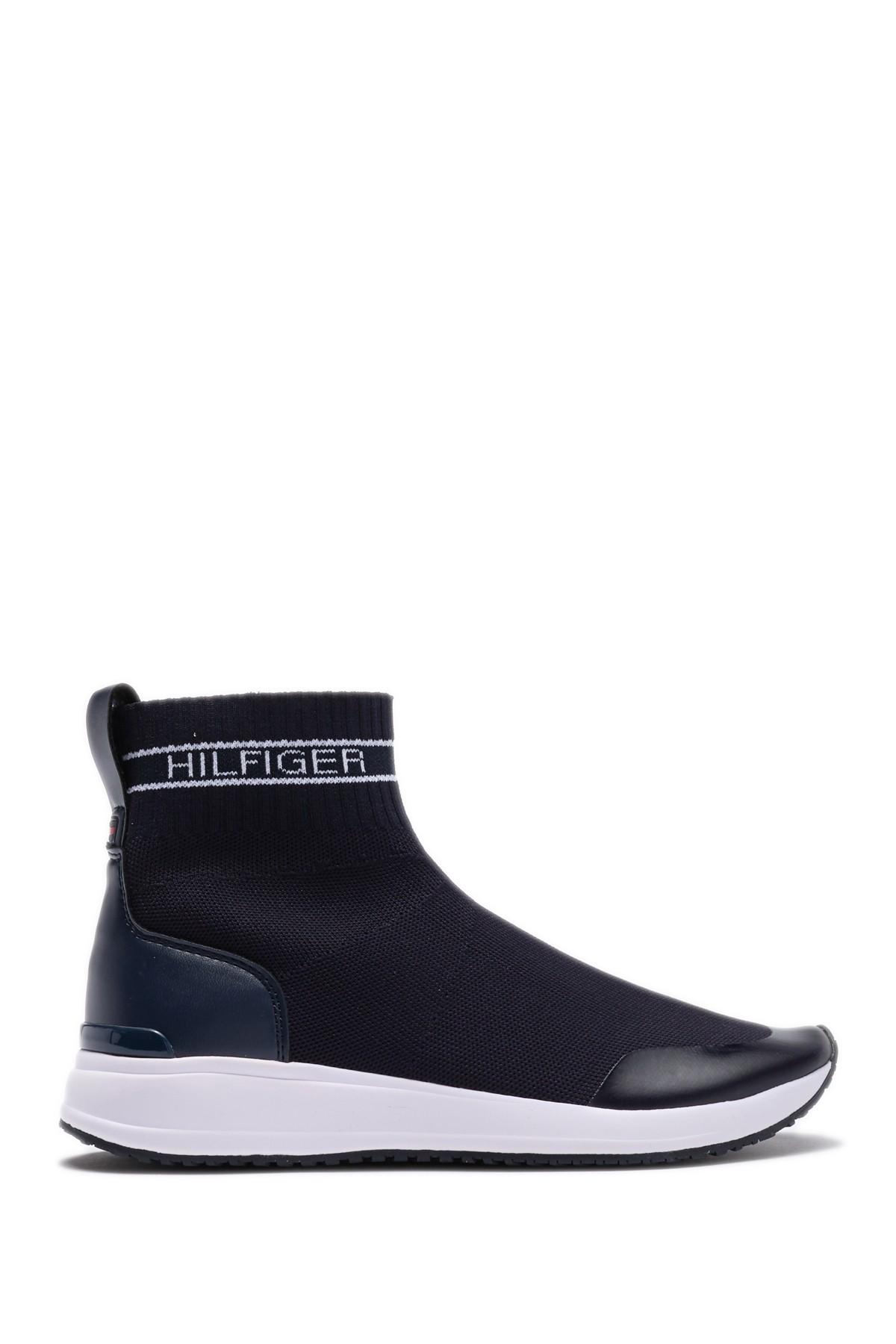 tommy hilfiger reco sock sneakers