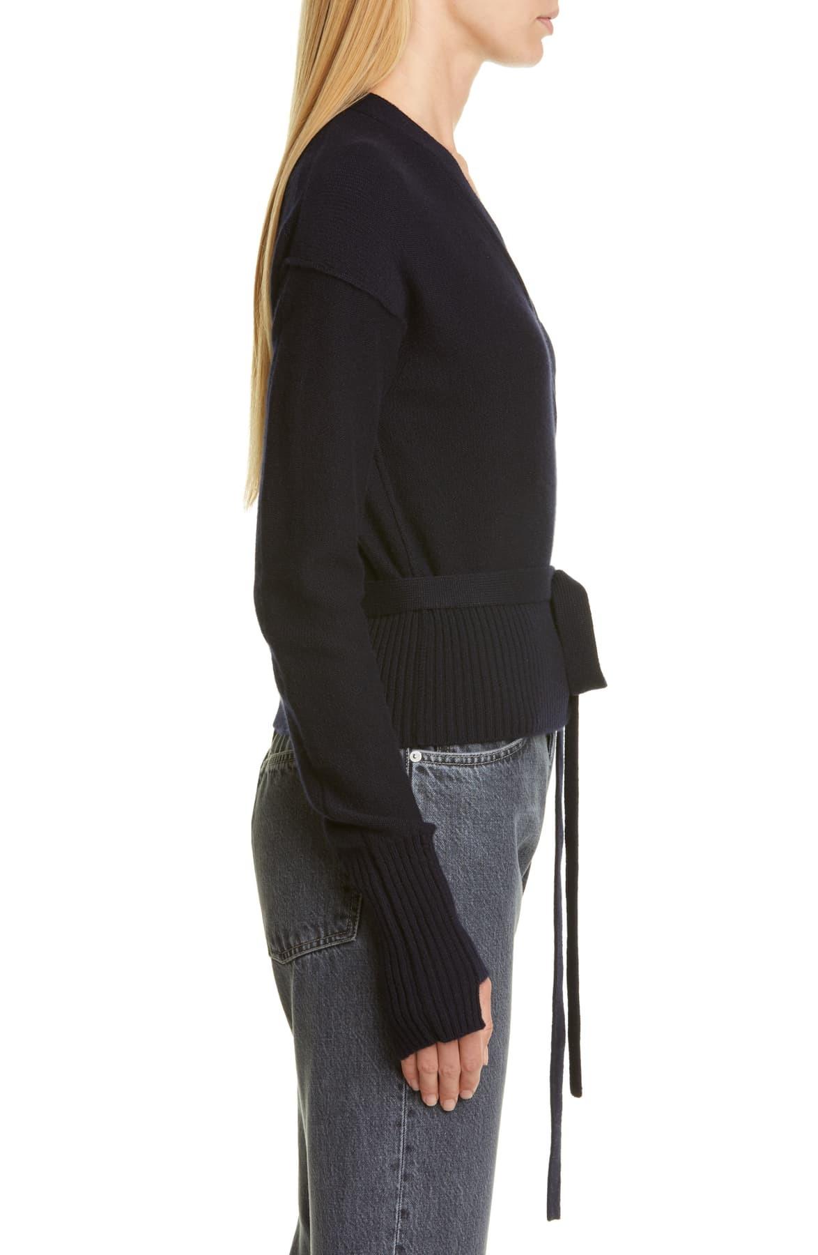 helmut lang wrap cardigan