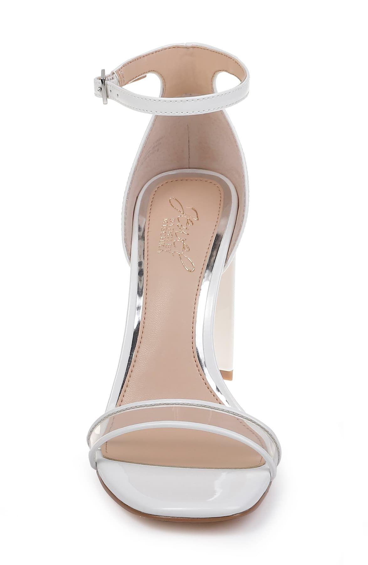 keshia ii clear ankle strap sandal