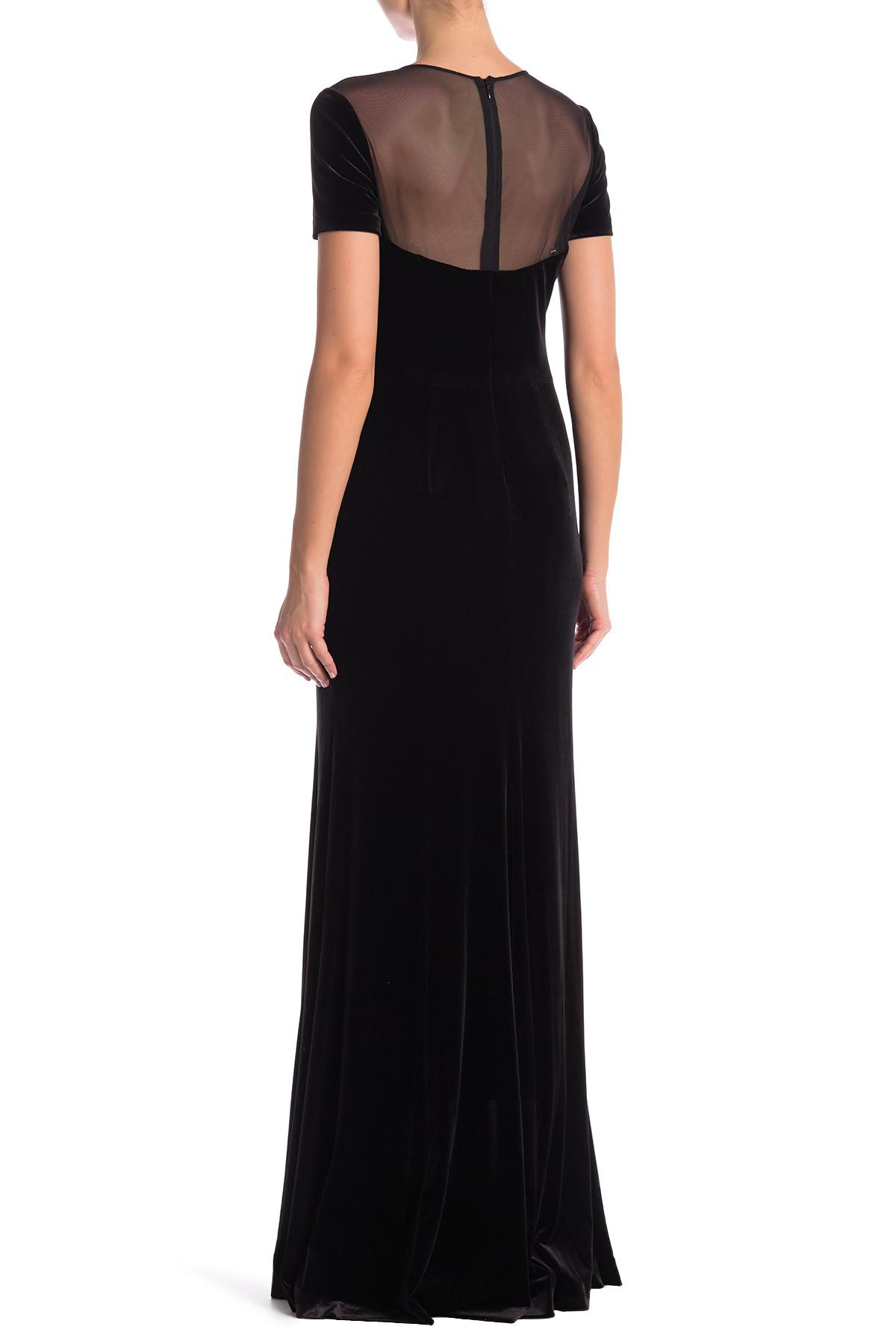 vera wang velvet dress