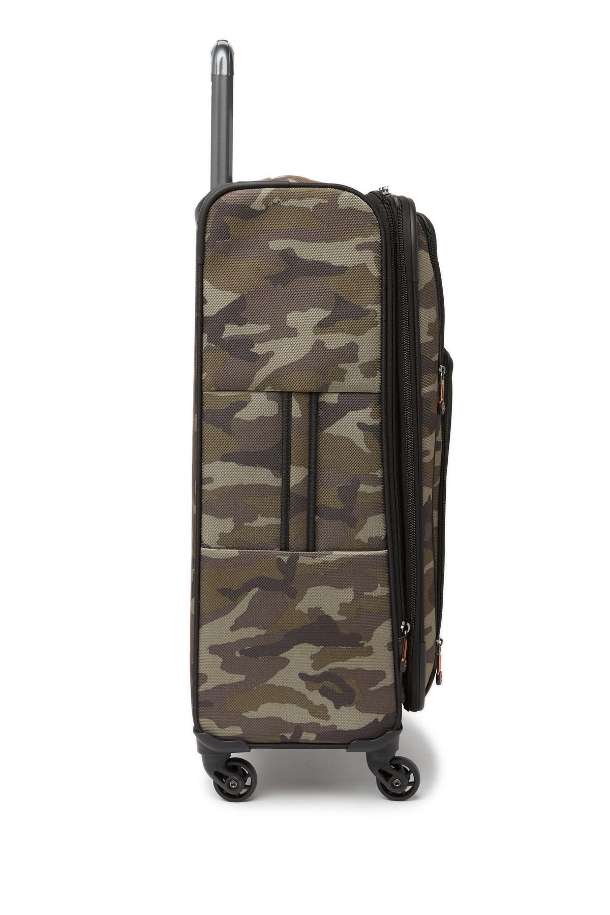 timberland camo suitcase