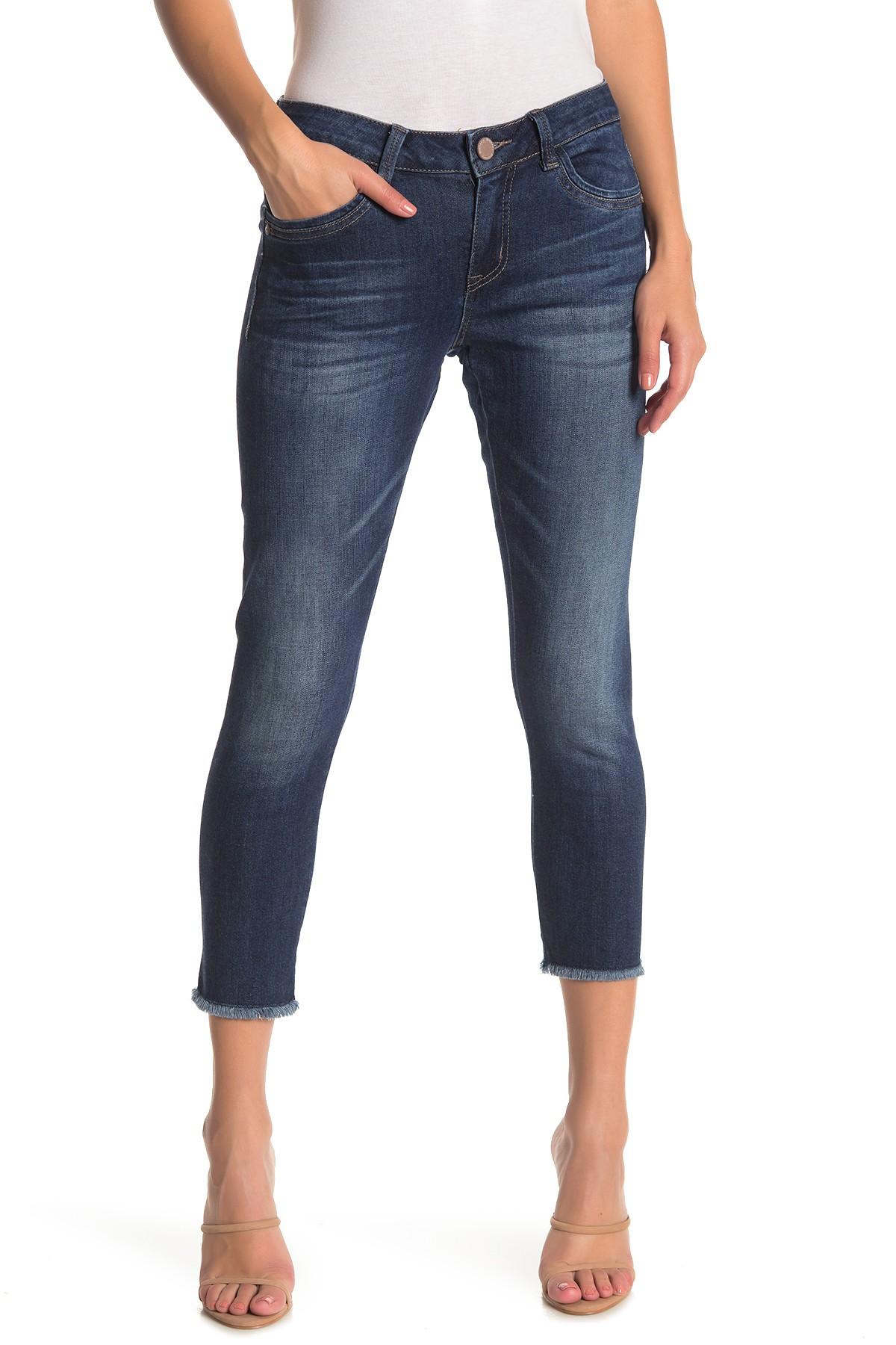 democracy frayed hem jeans