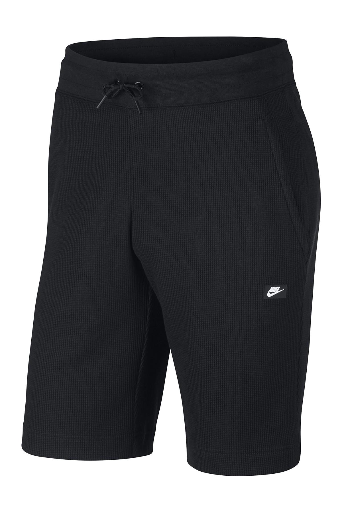 Nike Cotton Waffle Knit Shorts in Black for Men | Lyst