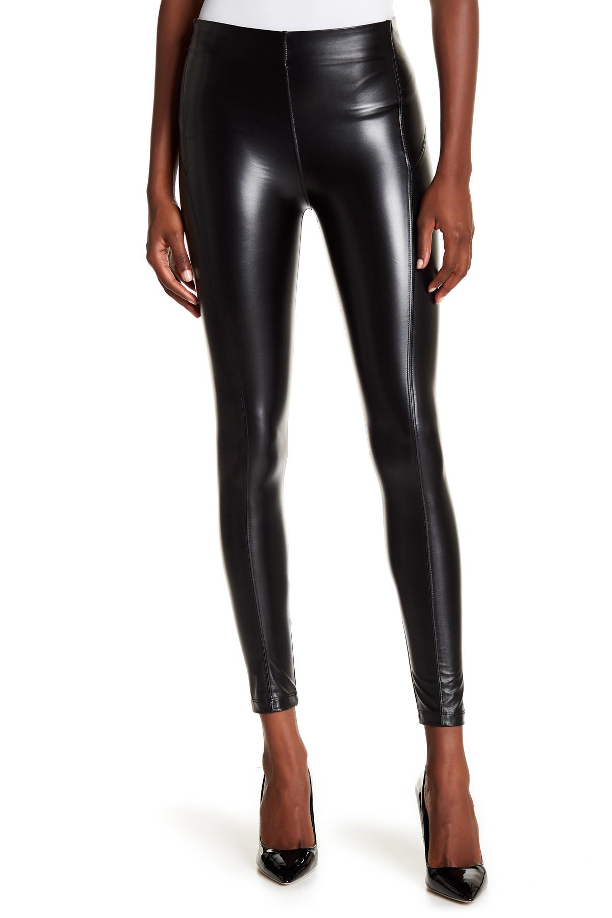 David Lerner Vegan Leather Leggings in 