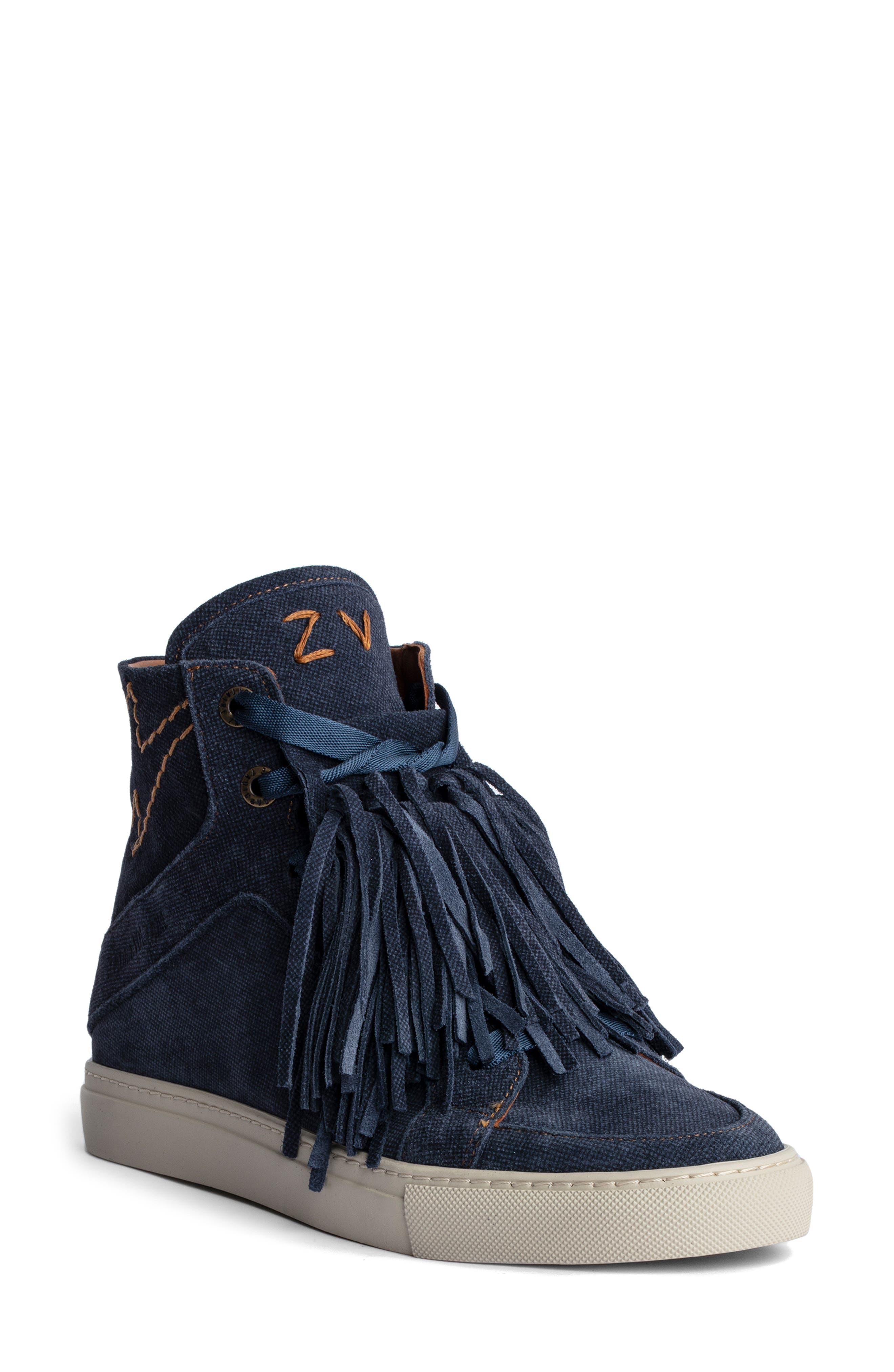 Zadig and voltaire high top sneakers top