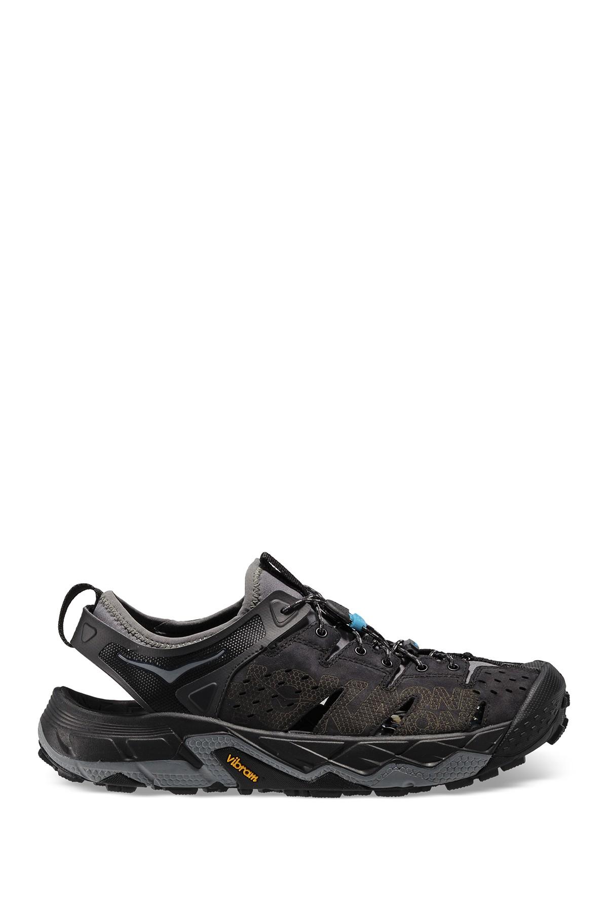 Hoka One One Tor Trafa Hiking Sandal in Black for Men | Lyst