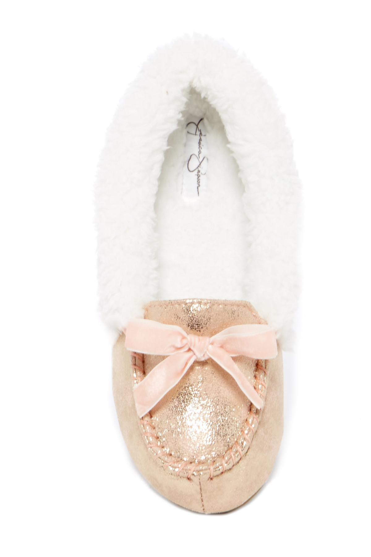 jessica simpson moccasin slippers