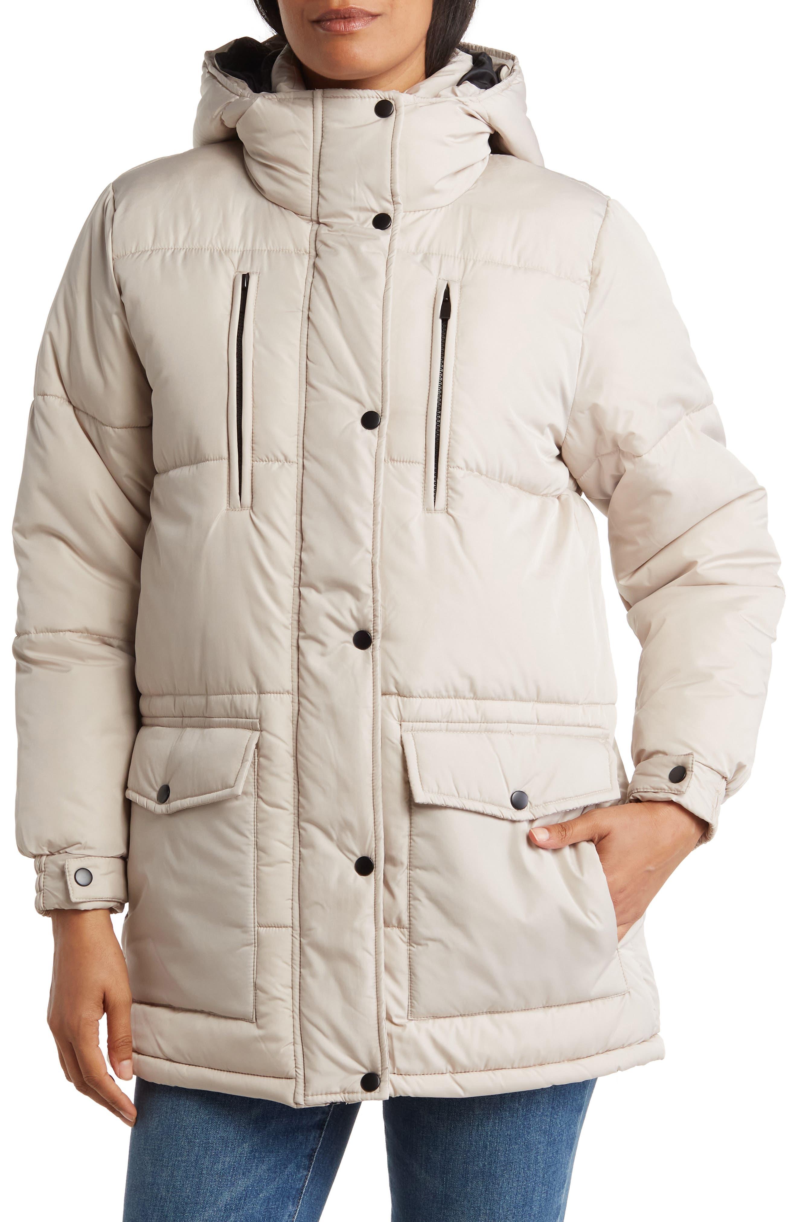 Sebby hooded online puffer jacket