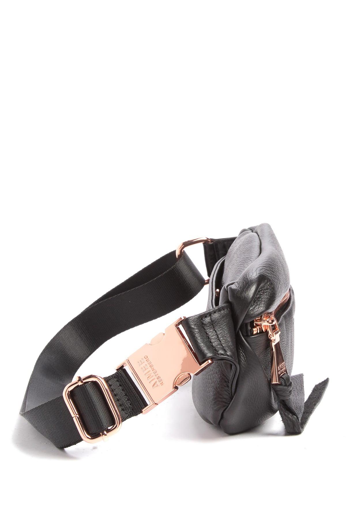 Aimee Kestenberg Milan Leather Belt Bag in Black | Lyst