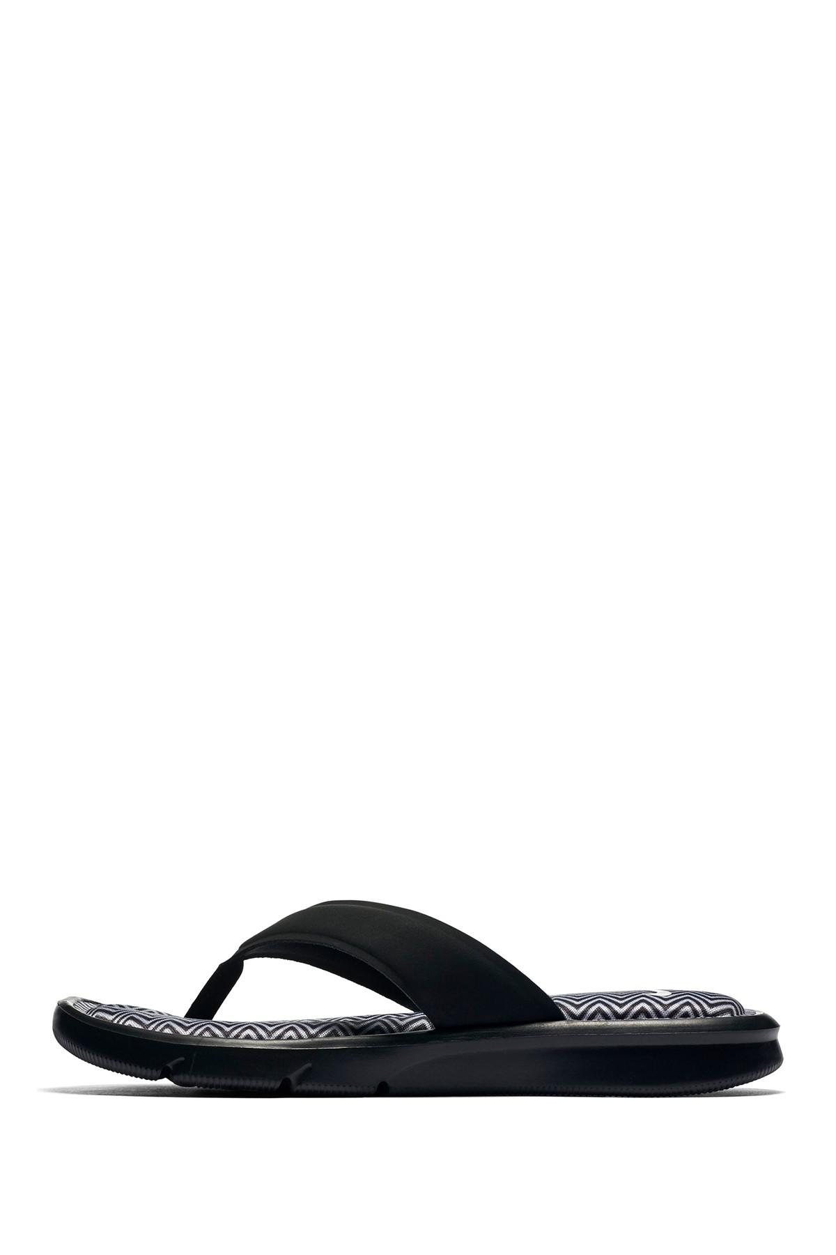 Nike Rubber Ultra Comfort Flip Flop In Black Lyst