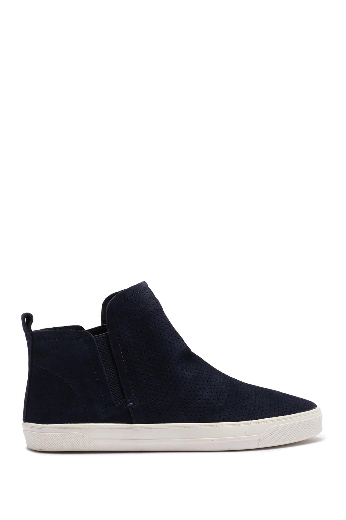 dolce vita xane perforated suede sneaker