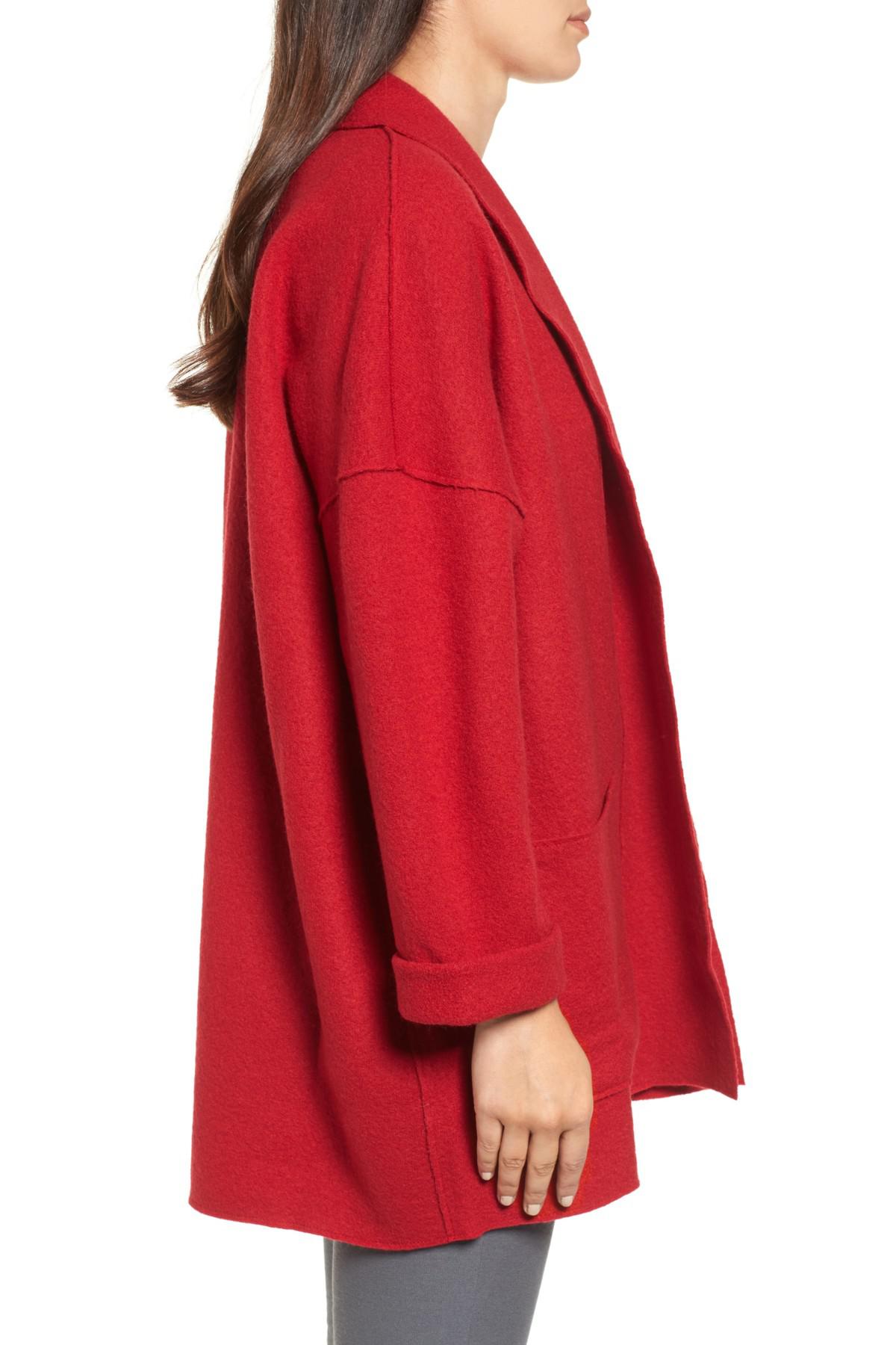 eileen fisher wool coat