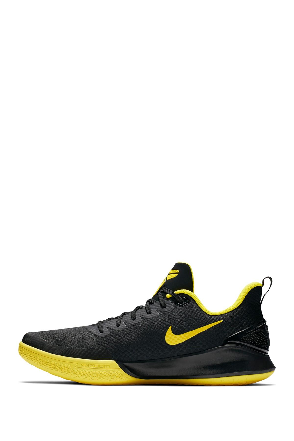Nike Kobe Mamba Focus Basketball Shoes in Black/Yellow (Black) for Men ...