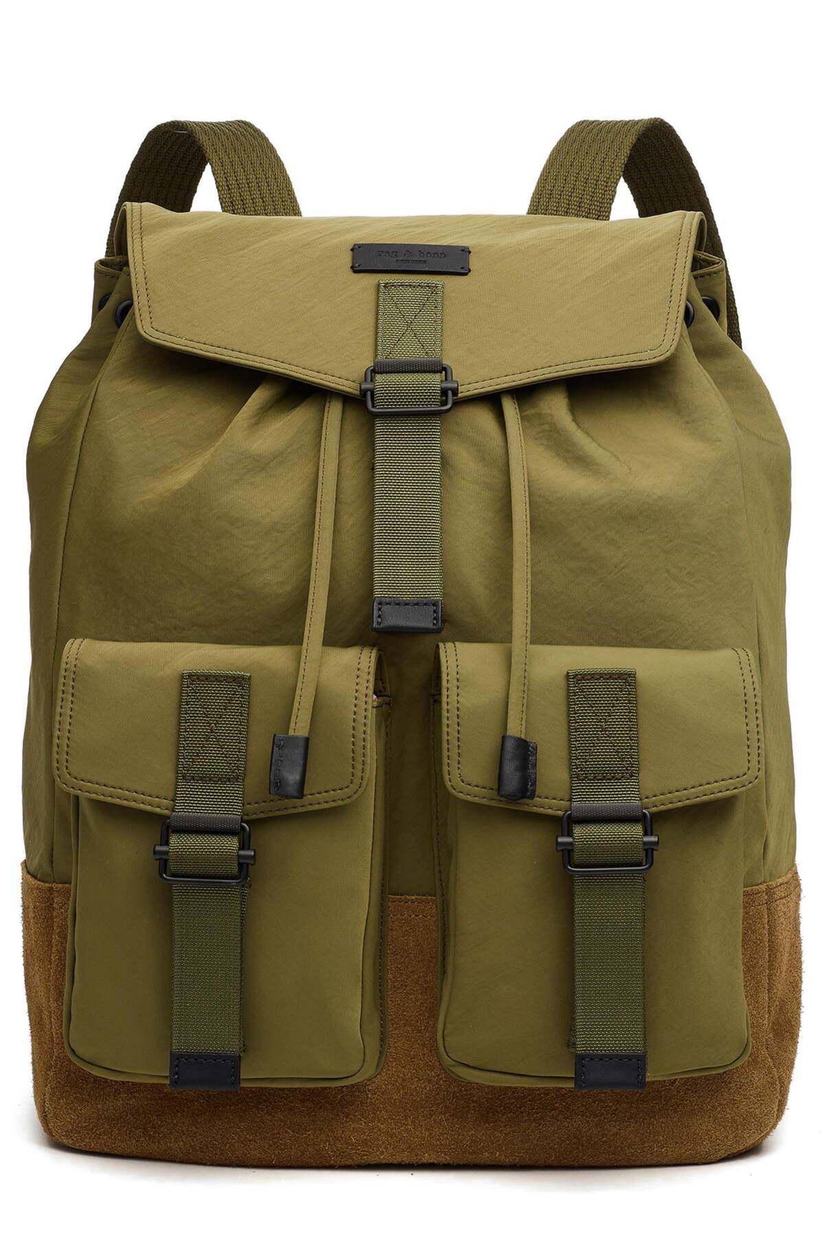 Rag & Bone Synthetic Field Backpack in Olive Night (Green) for Men