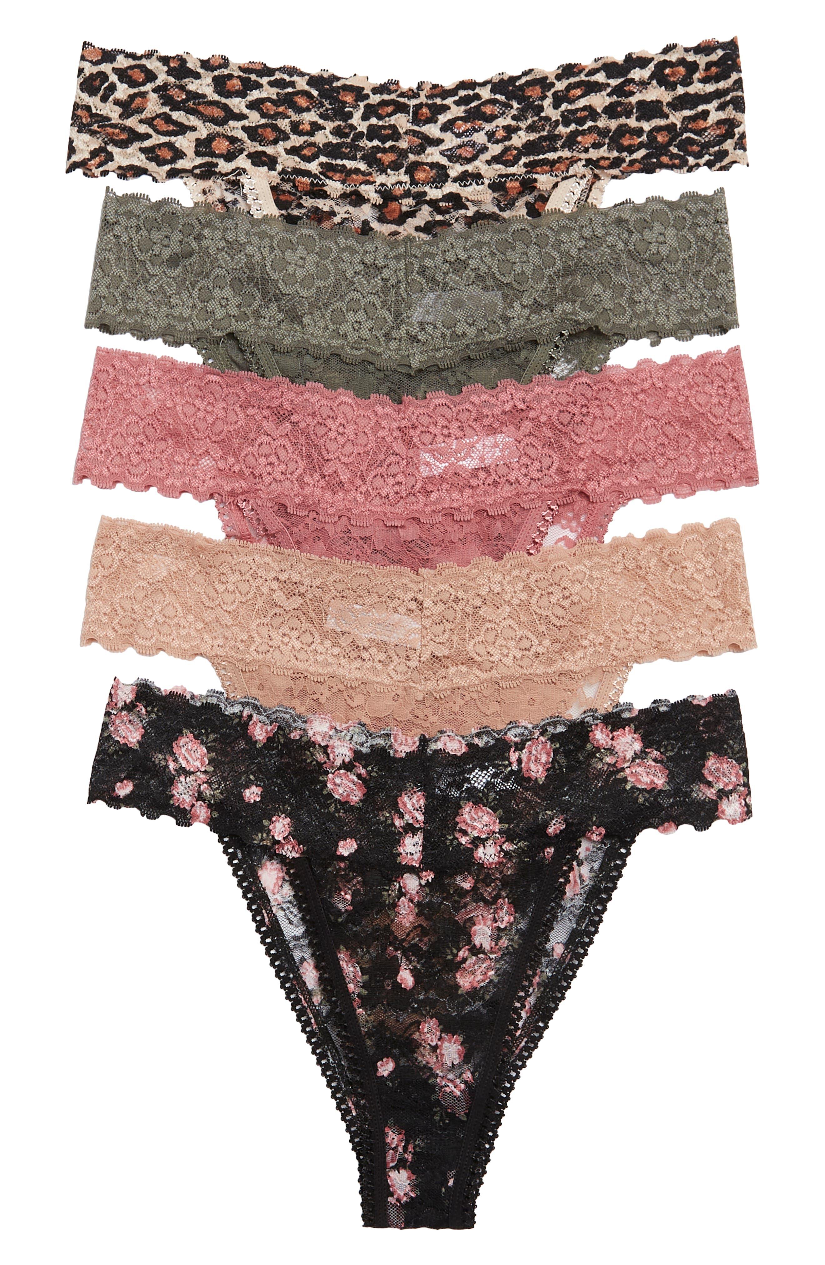 Nine West Assorted Lace Tanga Cheeky Underwear