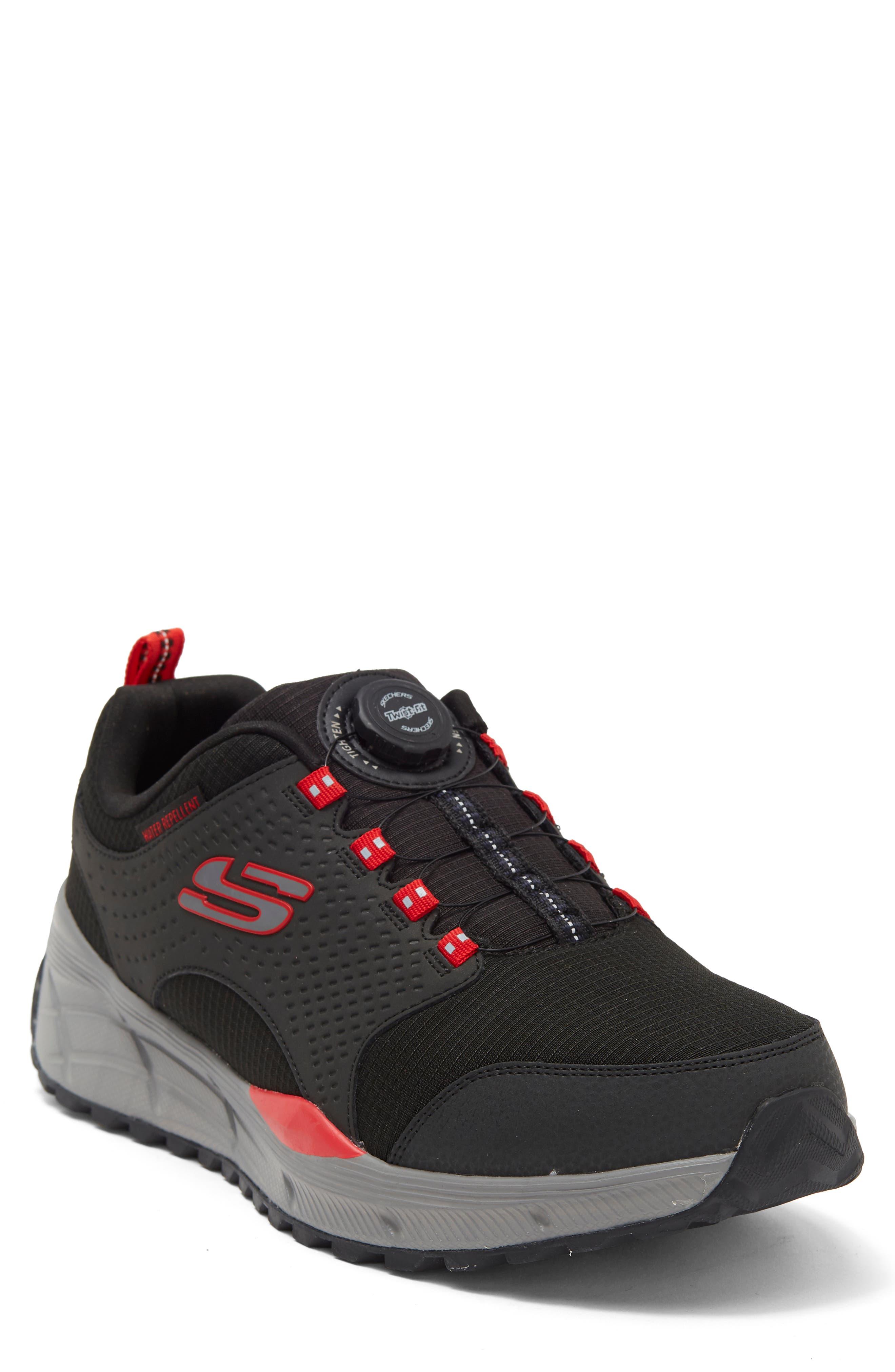 Skechers Twist Fit Walking Sneaker In Black/red At Nordstrom Rack for Men |  Lyst