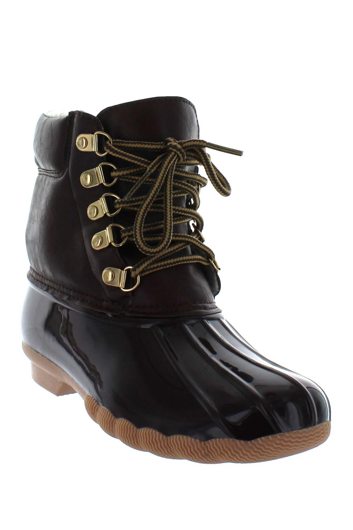 jhawk fleece lined duck boot
