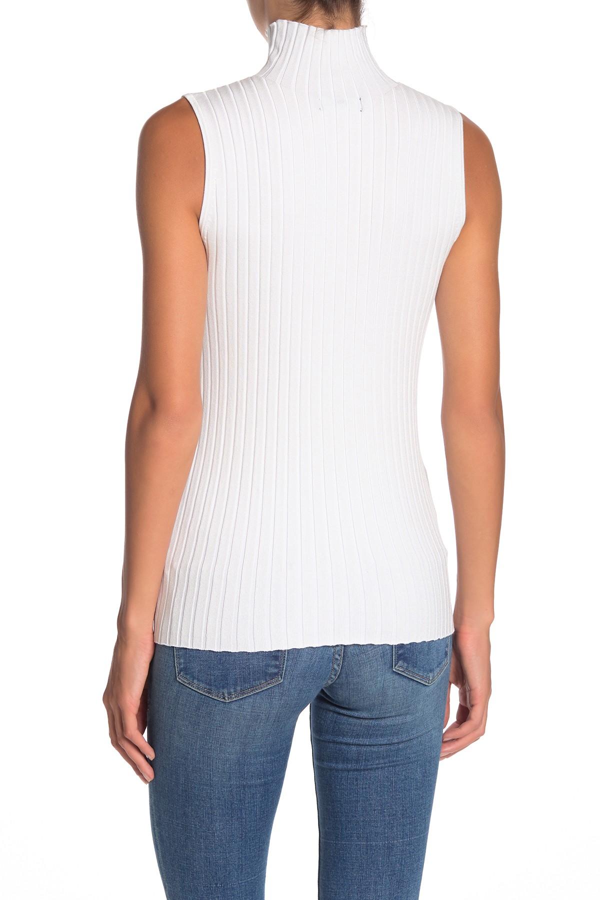 Download 525 America Synthetic Mock Neck Rib Knit Tank Top in ...