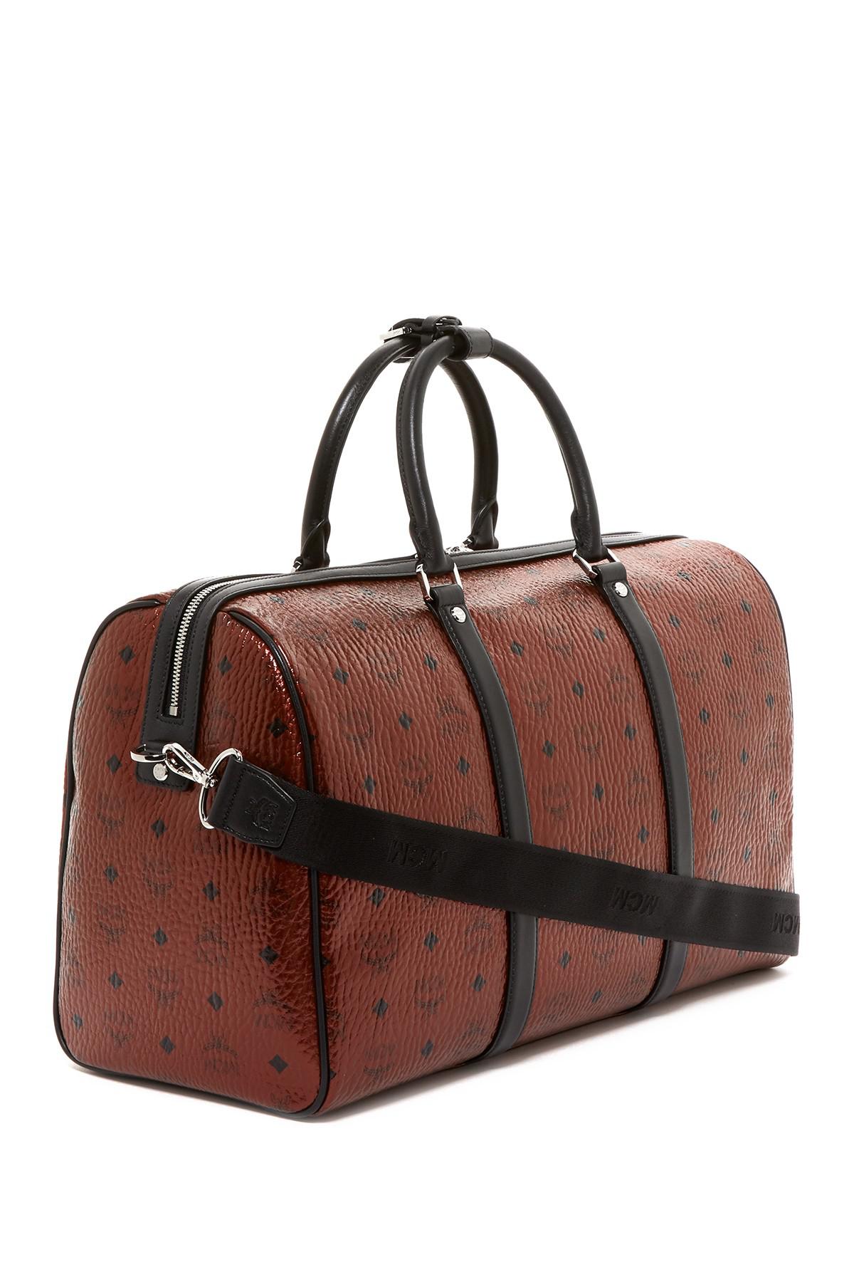 Blue Mcm Duffle Bag