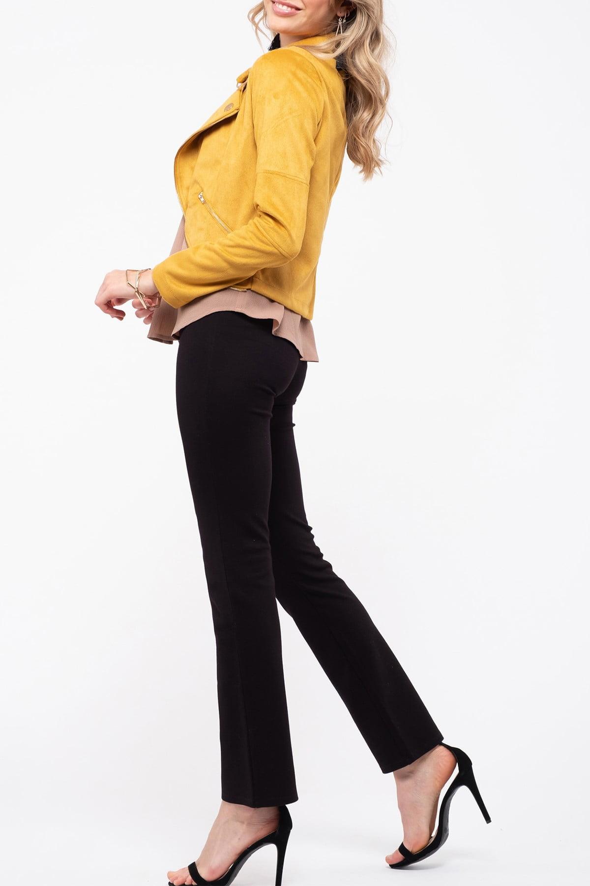 Blu Pepper Faux Suede Jacket in Black Lyst