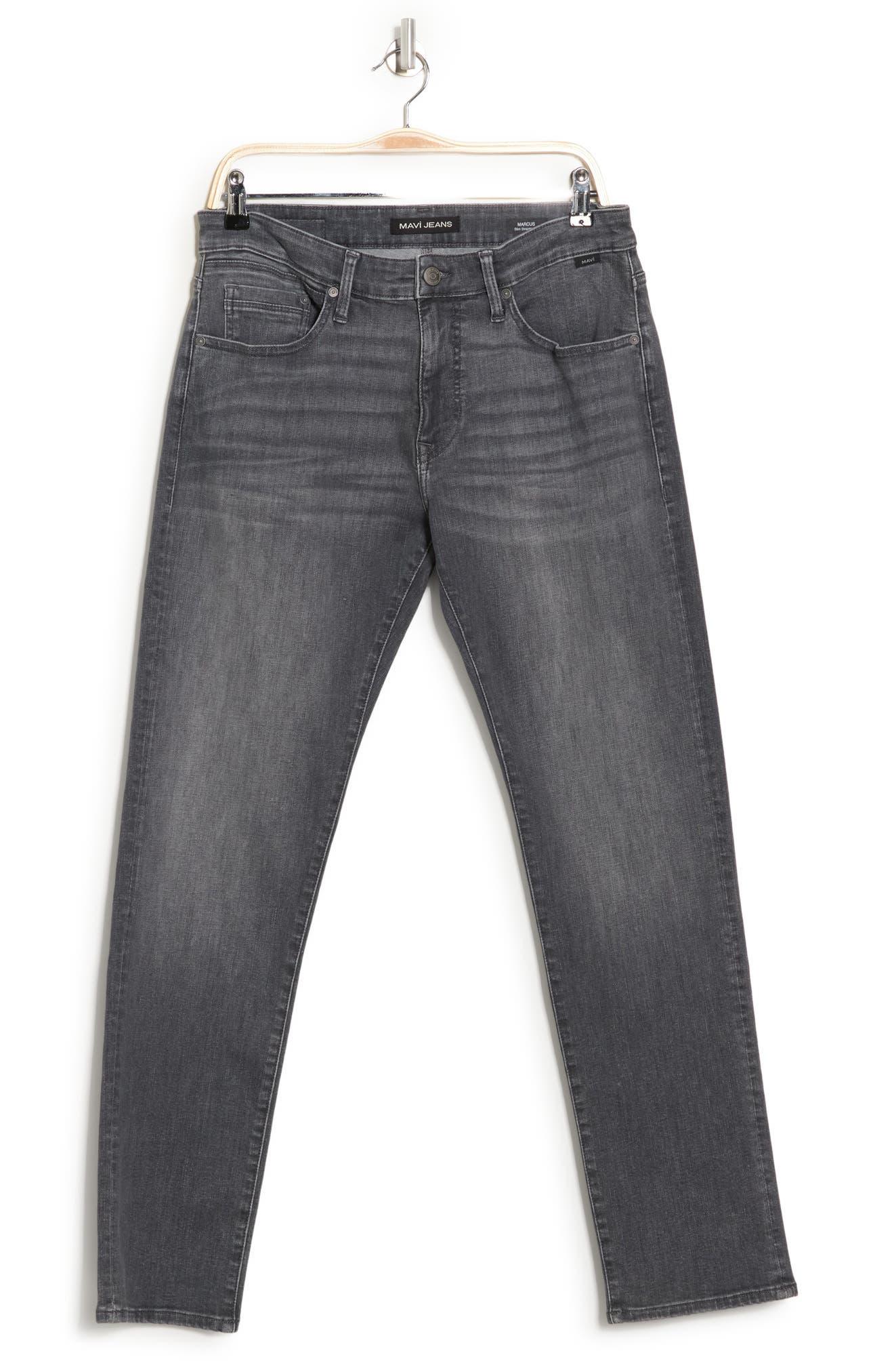 Mavi Marcus Miami Grey Slim Straight Leg Jeans in Gray for Men | Lyst