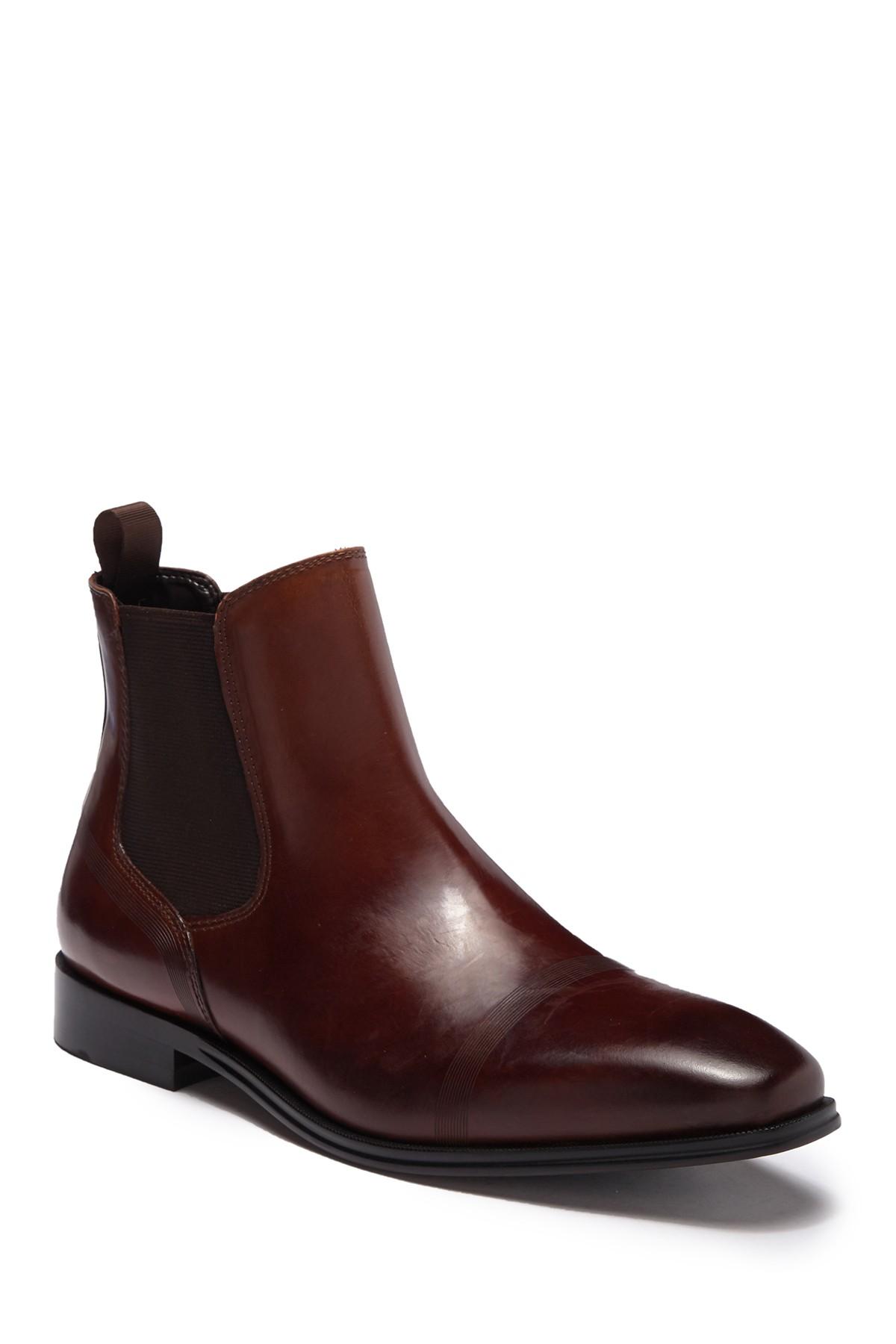 Kenneth Cole Reaction Leather Pure Chelsea Boot in Brown for Men - Lyst