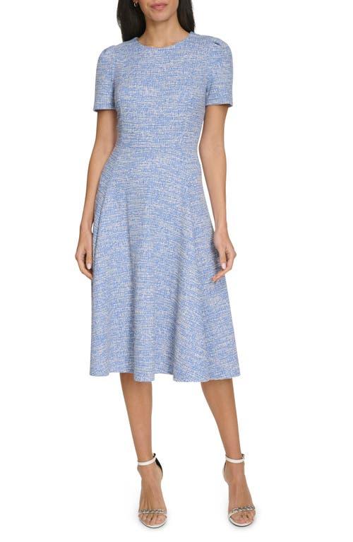 calvin klein blue gingham dress BOW SHOULDER NAVY STRIPE SWEATER MAXI DRESS – Sofi Stella Women's &  Children's Boutique main image 0