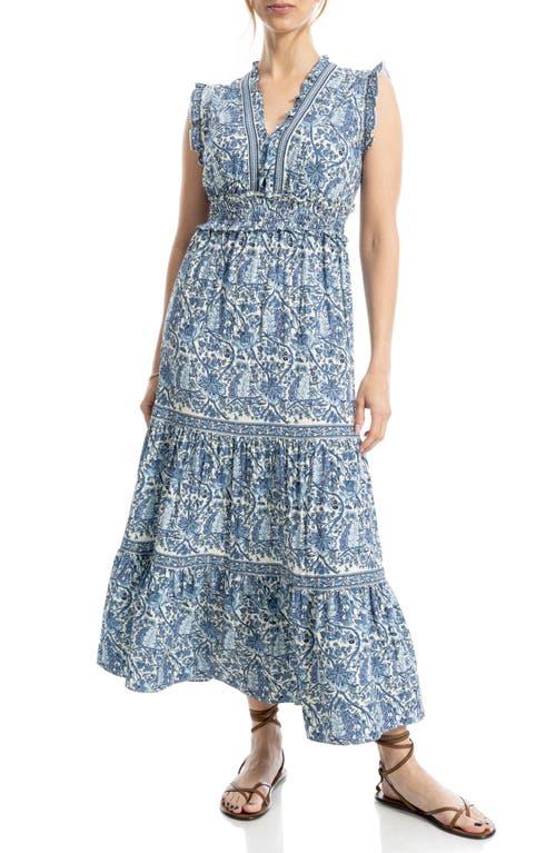 fit & flare smocked dress Jillian Smocked Fit And Flare Mini Dress Multi / L main image 1