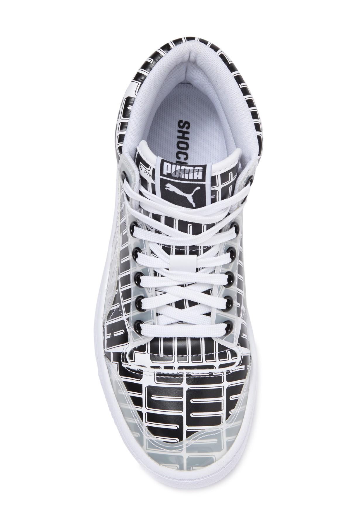 ralph sampson mid logo women's sneakers