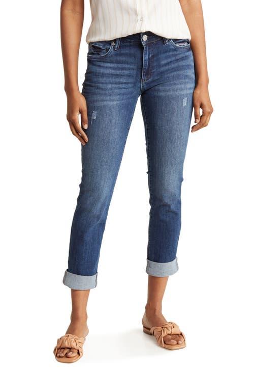Kut From The Kloth Katy Boyfriend Ankle Crop Jeans in Blue Lyst - Main Image