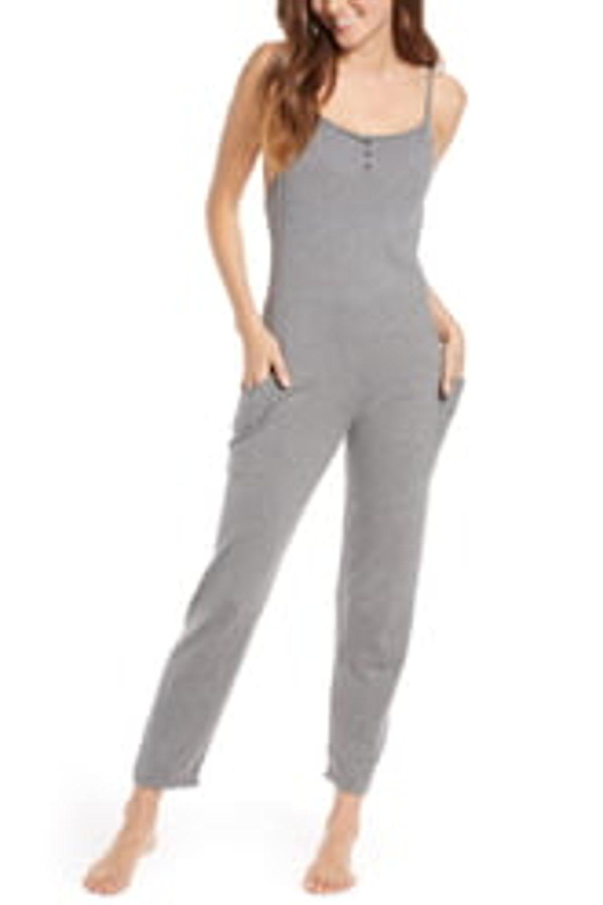 navy cotton jumpsuit