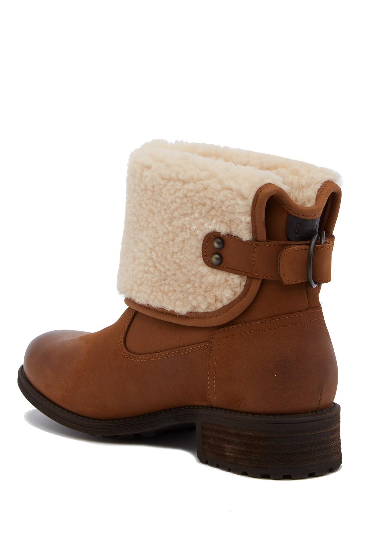 aldon uggpure cuff waterproof leather boot