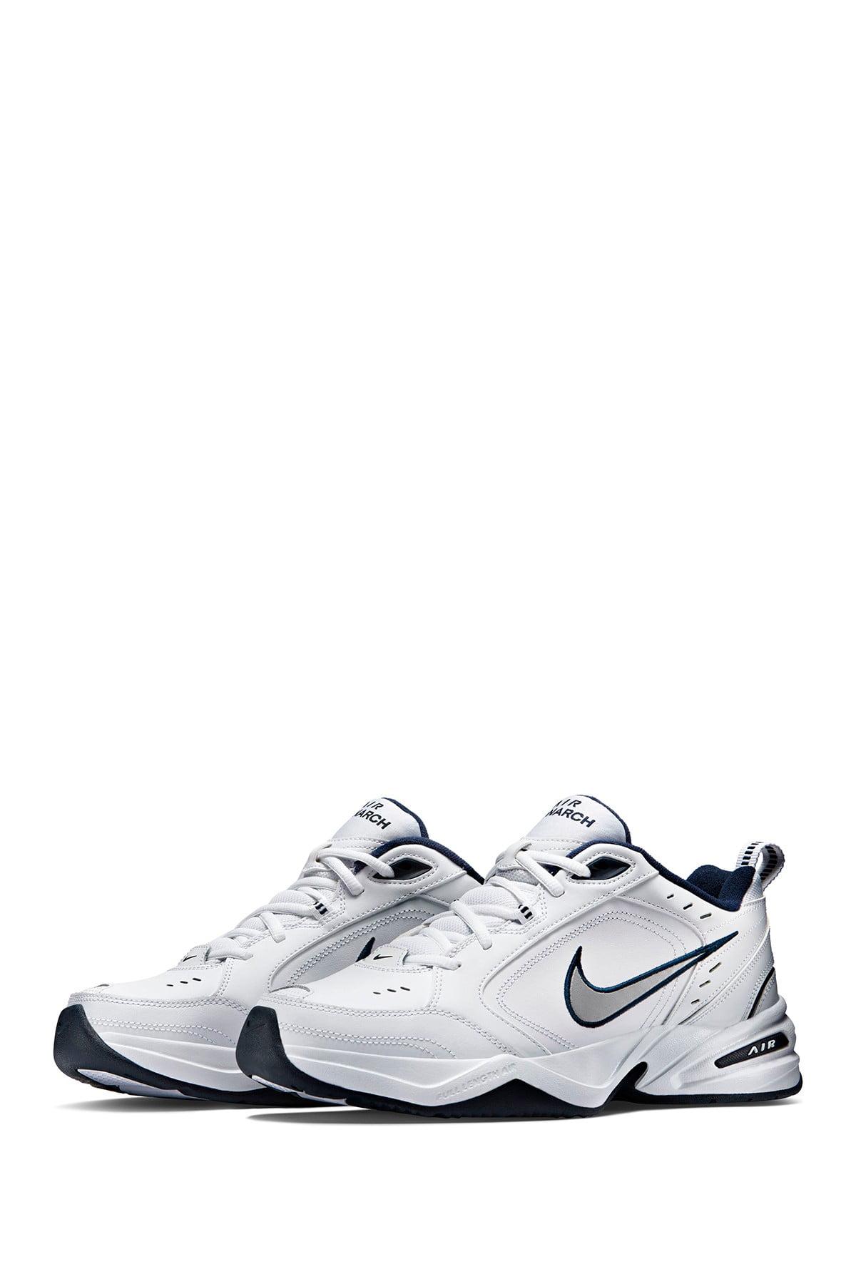 Nike Leather Air Monarch Iv Training Shoe in White/Blue (White) for Men -  Save 84% | Lyst
