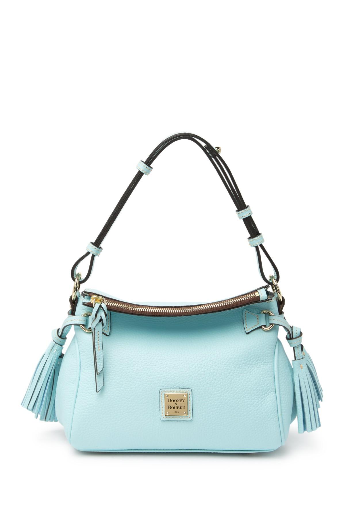 Dooney & Bourke Pebble Leather Tassel Crossbody 