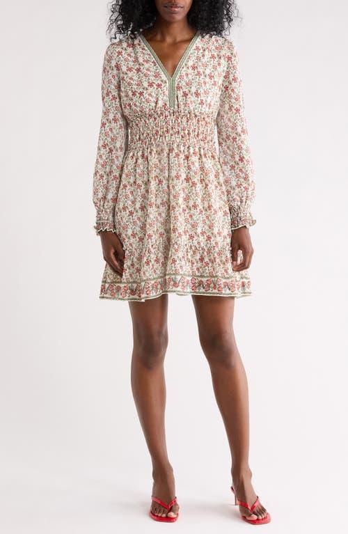 yellow long sleeve mini dress YVETTE LACE LONG SLEEVE RUCHED MINI DRESS