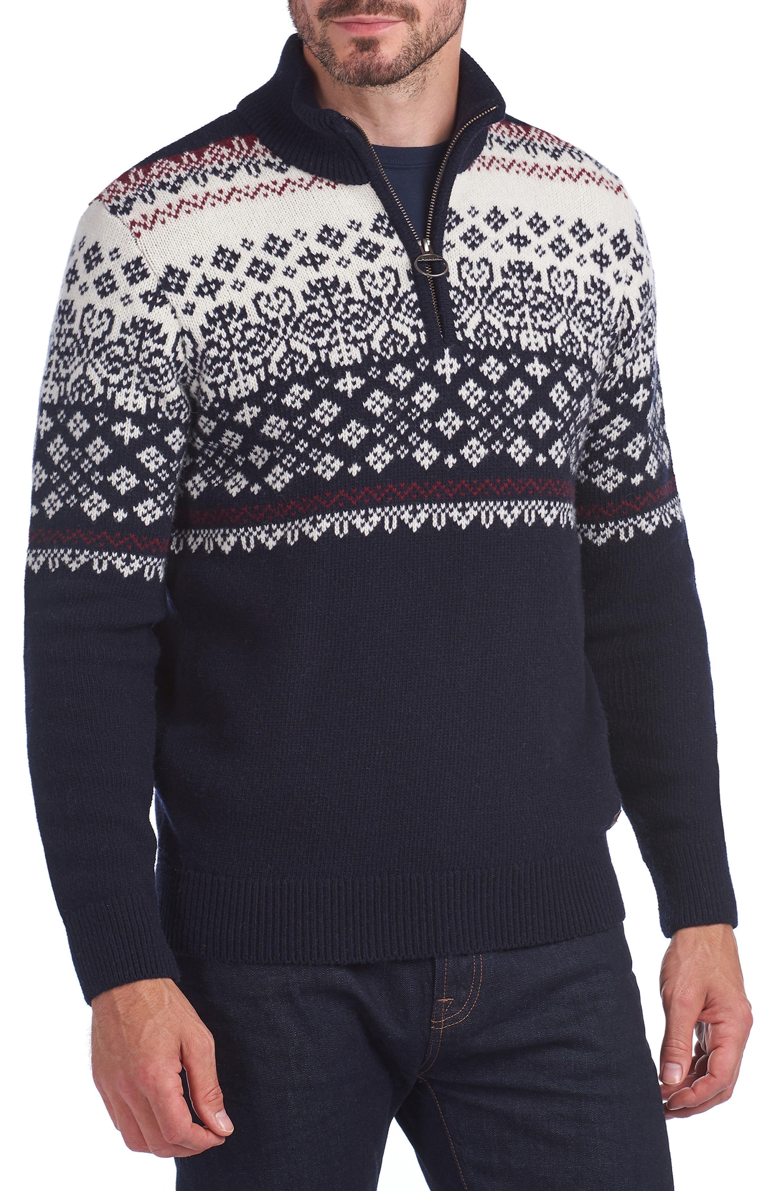 Fair isle quarter zip Clearance