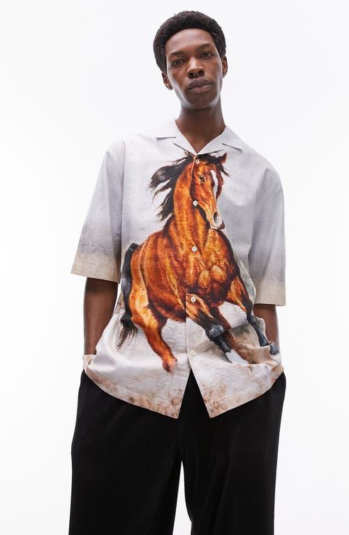 topman-GREY-MULTI-Horse-Print-
