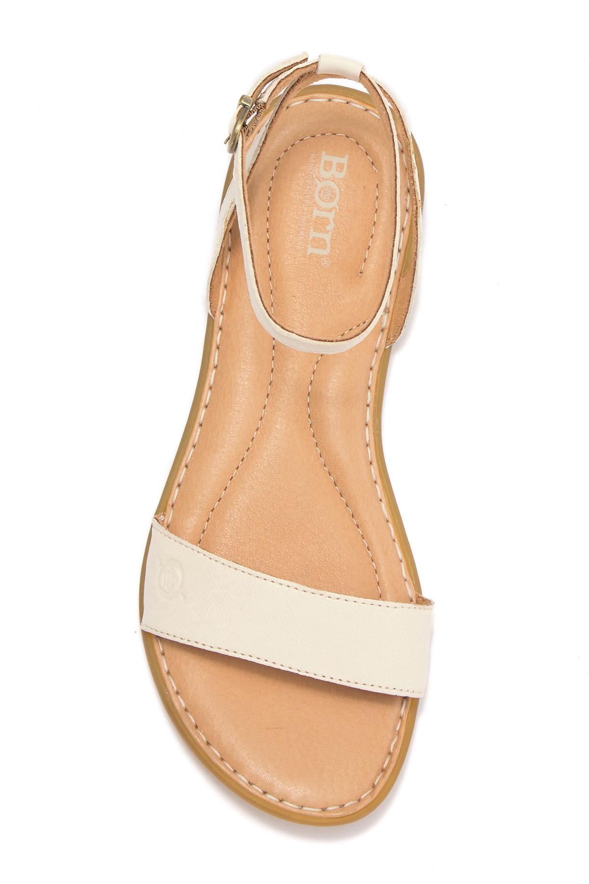born alice ankle strap leather sandal