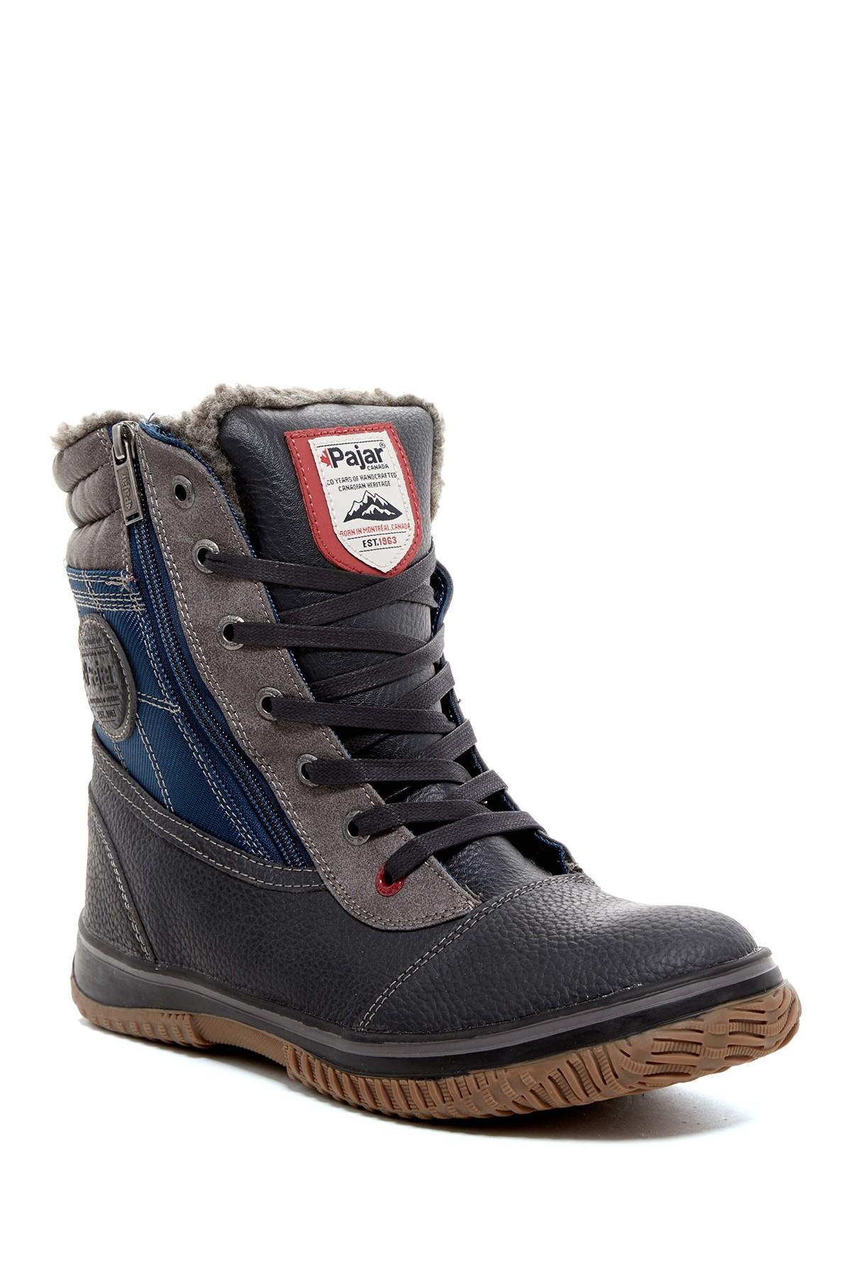pajar tour fleece lined waterproof boot
