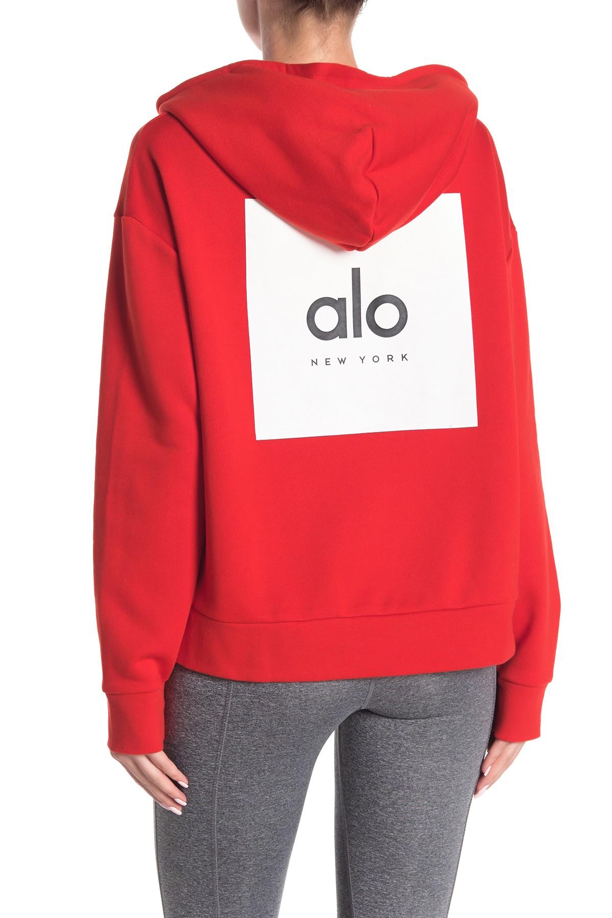 alo red sweatshirt