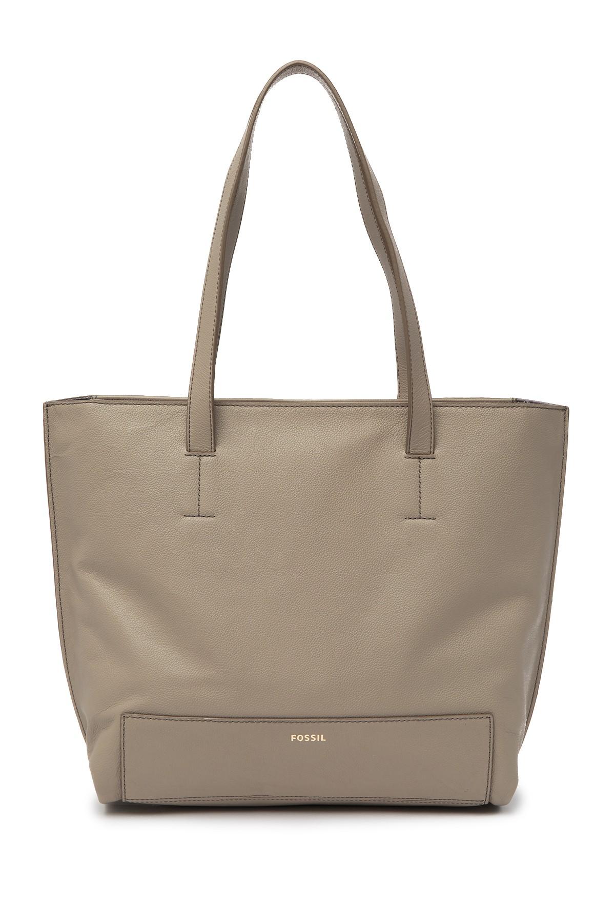 fossil madison tote