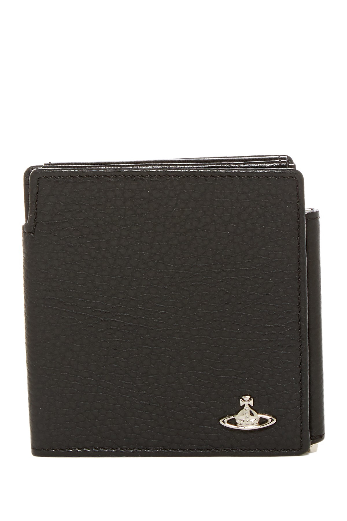 Black Leather Trifold Wallets For Men | IQS Executive