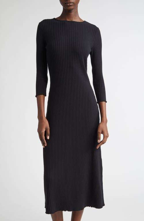 strapless open back dress Long Ribbed Dress