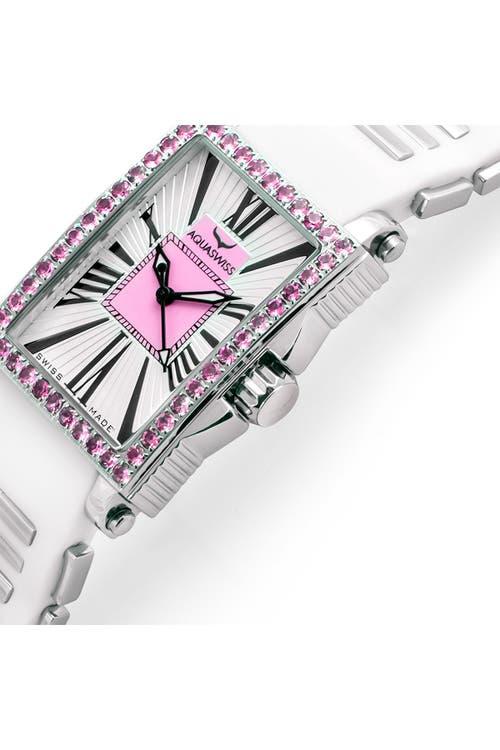 ?AQUASWISS White Kelly Semi-Precious Stone Watch Aquaswiss | Accessories | Aquaswiss White Kelly Semiprecious  main image 4